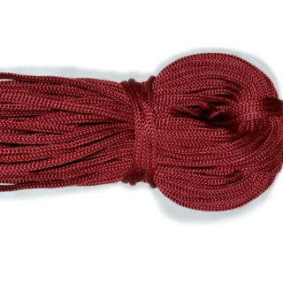 Одежный шнур цвета бордо круглый 4 мм фото