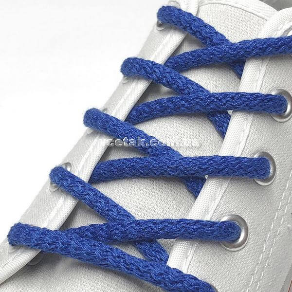 голубые шнурки