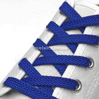 шнурки синие