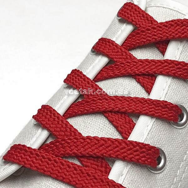 шнурки красные