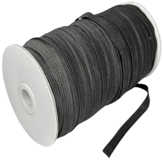 Резинка бельевая черная 10 мм на катушке фото