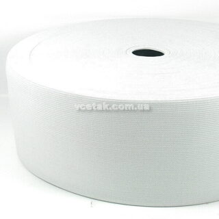 Широкая резинка белая фото