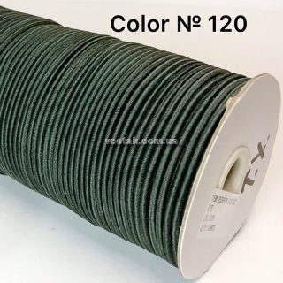 Резиновый шнур темный хаки фото