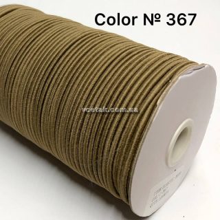 Резиновый шнур темный беж фото