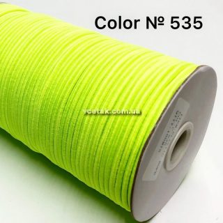 Шляпная резинка 3 мм салатовая фото