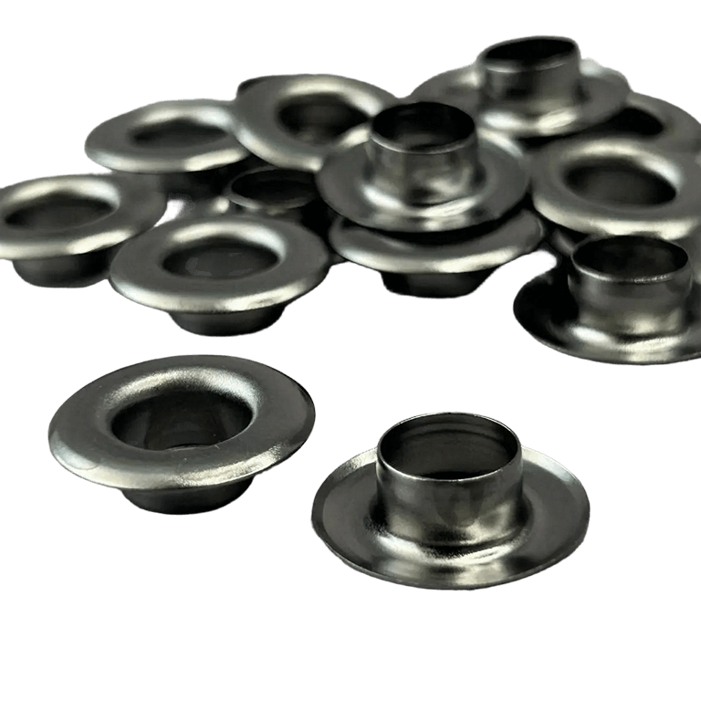 Люверсы №24 темный никель Металлические люверсы 10 мм блекникель фото