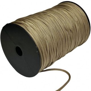 Шнур для одежды темно бежевый (койот) диаметр 4 мм фото
