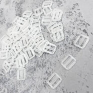 Прозрачная пряжка перетяжка двухщелевая изображение