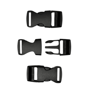 Пластиковые фастексы черные 2.5 см фото